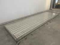 Aluminium rolcontainers met plastic eb en vloedbodem | Afmetingen: 1715x5900 mm