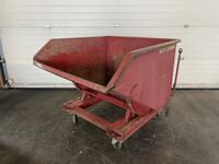 Kantelbak 1500 liter | Afmetingen: 1220x1410x1150 mm (BxLxH)