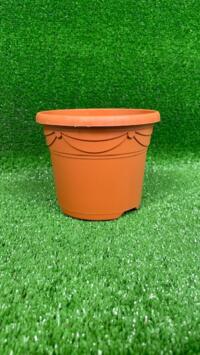 17 & 14 cm - 2 & 0.95 ltr – E-Pla - Sandra – Nieuwe Sierpot– Terracotta– 3400 & 5570 x