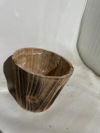 Houten pot, houten bakje, bloempot hout van Plant Trend 